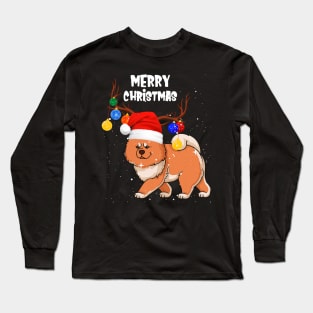 Chow Chow Merry Christmas Long Sleeve T-Shirt